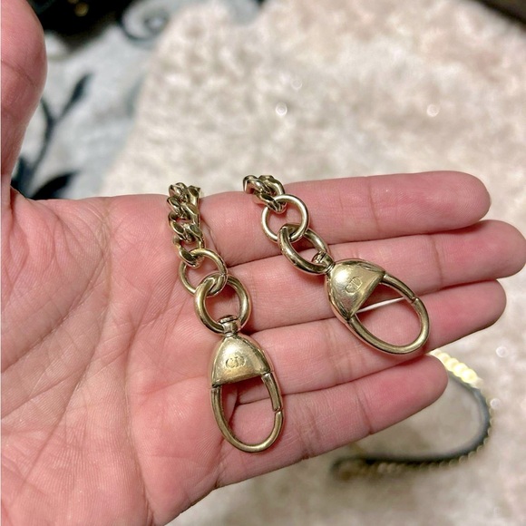 Black gold tone mini lady dior - Picture 14 of 14